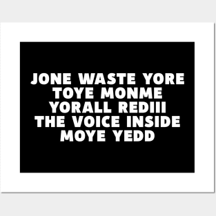 JONE WASTE YORE Funny I Miss You Jone Waste Yore Toye Monme Posters and Art